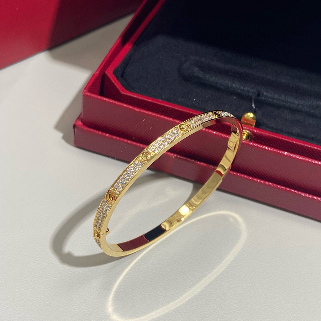 [Raffine]LOVE BRACELET 3.65MM DIAMOND-PAVED