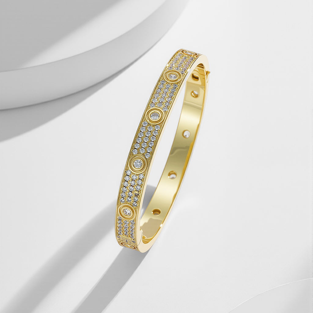 [Raffine]LOVE BRACELET 6.1MM DIAMOND-PAVED 10 BIG DIAMONDS