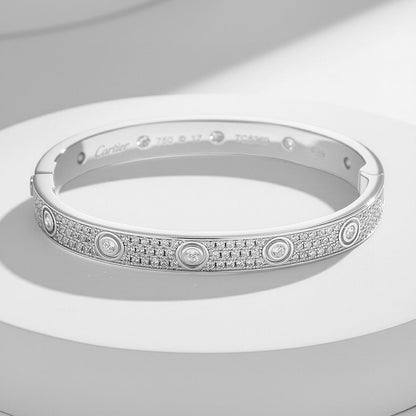 [Raffine]LOVE BRACELET 6.1MM DIAMOND-PAVED 10 BIG DIAMONDS
