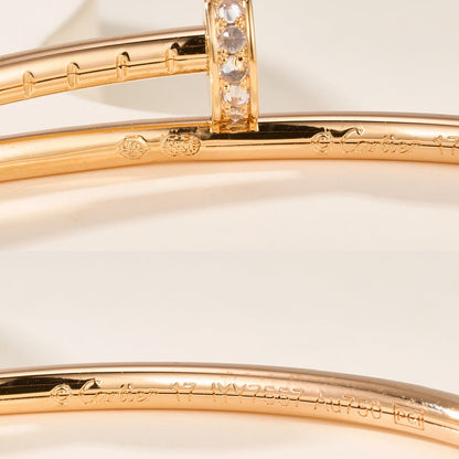 [Raffine]JUSTE BRACELET 2.5MM DIAMONDS