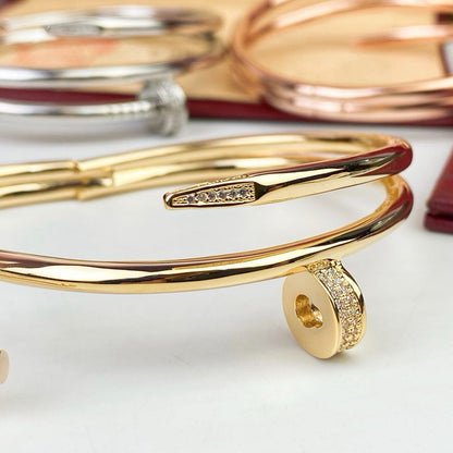 [Raffine]JUSTE BRACELET 3.5MM DOUBLE ROW DIAMOND