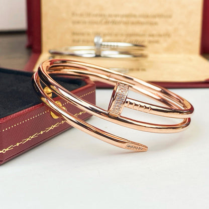 [Raffine]JUSTE BRACELET 3.5MM DOUBLE ROW DIAMOND