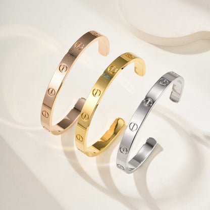 [Raffine]LOVE BRACELET 6.1MM OPEN CUFF