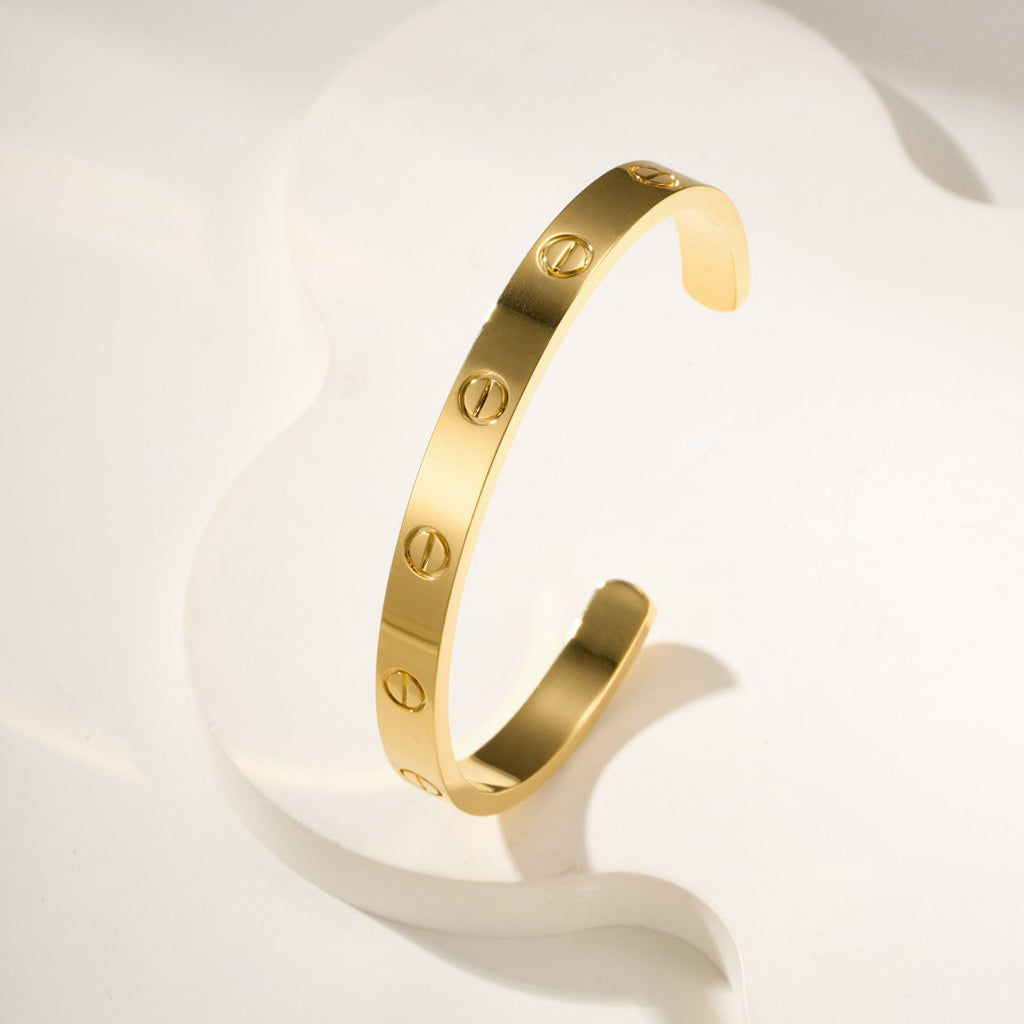 [Raffine]LOVE BRACELET 6.1MM OPEN CUFF