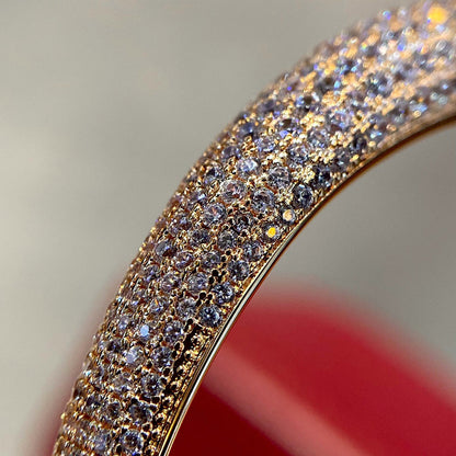 [Raffine]PANTHERE HALF DIAMOND OPEN BRACELET