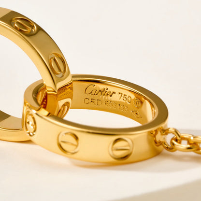 [Raffine]LOVE BRACELET DOUBLE RING