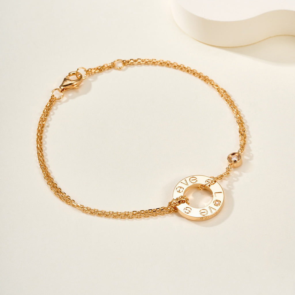 [Raffine]LOVE BRACELET 2 DIAMOND