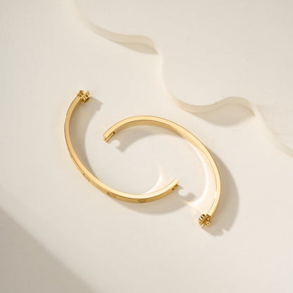[Raffine]LOVE BRACELET 6.1MM BRUSHED