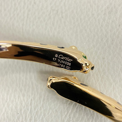[Raffine]PANTHERE DOUBLE HEADED OPEN BRACELET