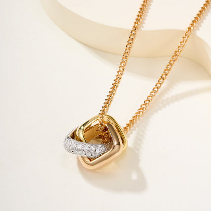 [Raffine]TRINITY CUSHION NECKLACE COLLECTION