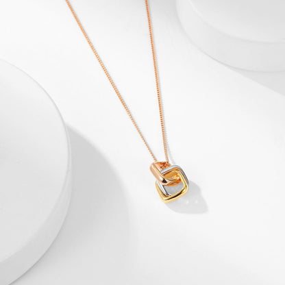 [Raffine]TRINITY CUSHION NECKLACE COLLECTION