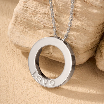 [Raffine]LOVE NECKLACE 16MM  FULL DIAMOND