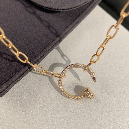 [Raffine]JUSTE NECKLACE FULL DIAMONDS