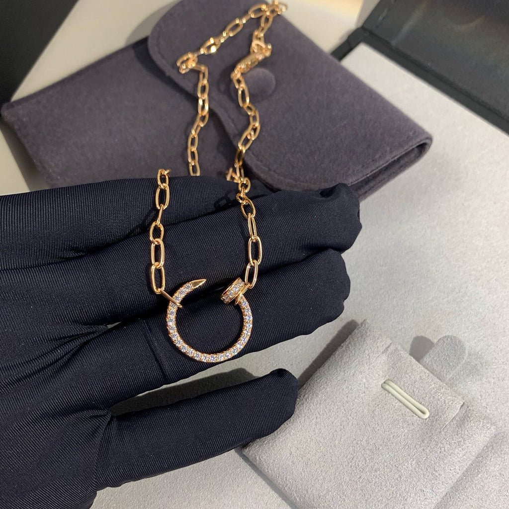 [Raffine]JUSTE NECKLACE FULL DIAMONDS