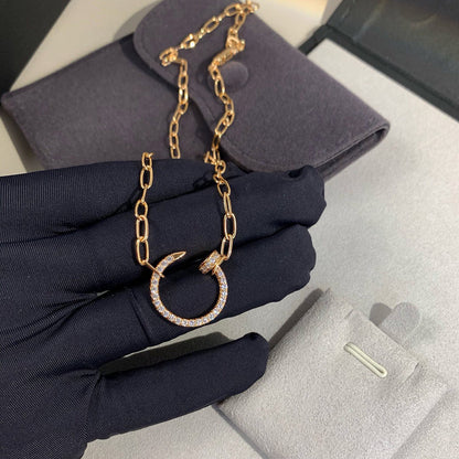 [Raffine]JUSTE NECKLACE FULL DIAMONDS