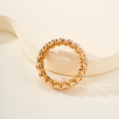[Raffine]CLASH 6.8MM DIAMOND MEDIUM RING