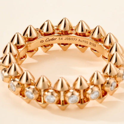 [Raffine]CLASH 6.8MM DIAMOND MEDIUM RING