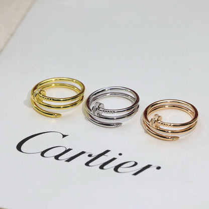 [Raffine]JUSTE RING 4.8MM HALF DIAMOND