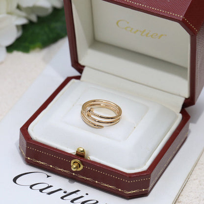 [Raffine]JUSTE RING 4.8MM HALF DIAMOND