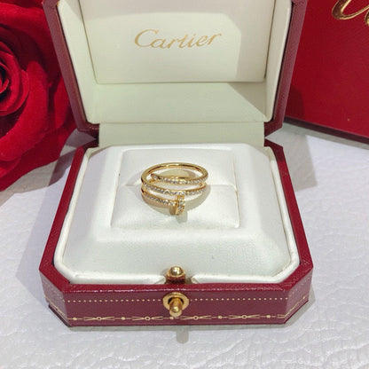 [Raffine]JUSTE RING 4.8MM FULL DIAMOND