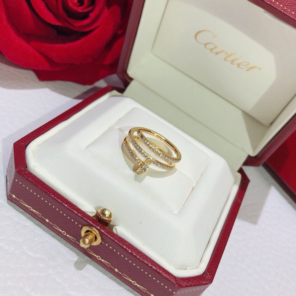 [Raffine]JUSTE RING 4.8MM FULL DIAMOND
