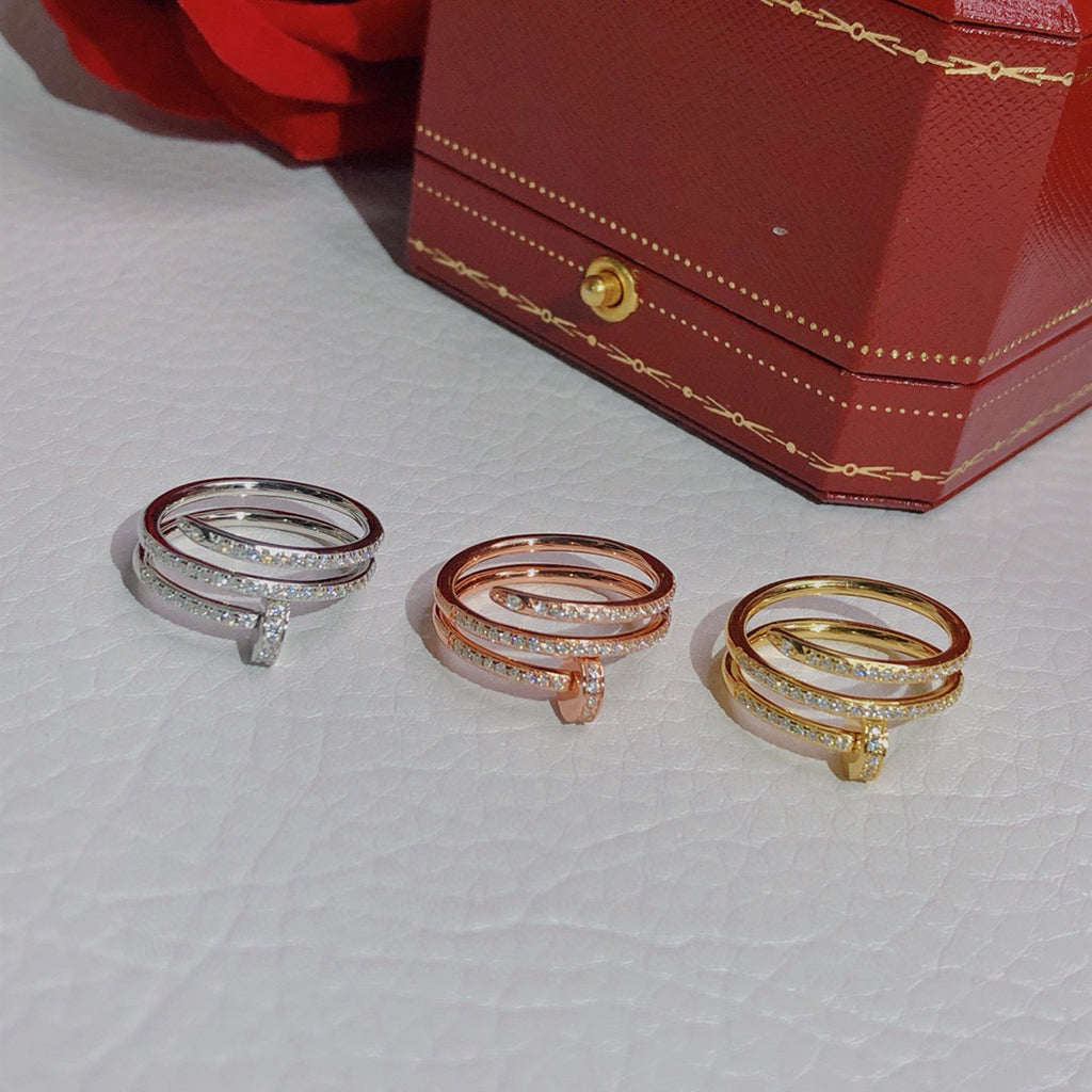 [Raffine]JUSTE RING 4.8MM FULL DIAMOND