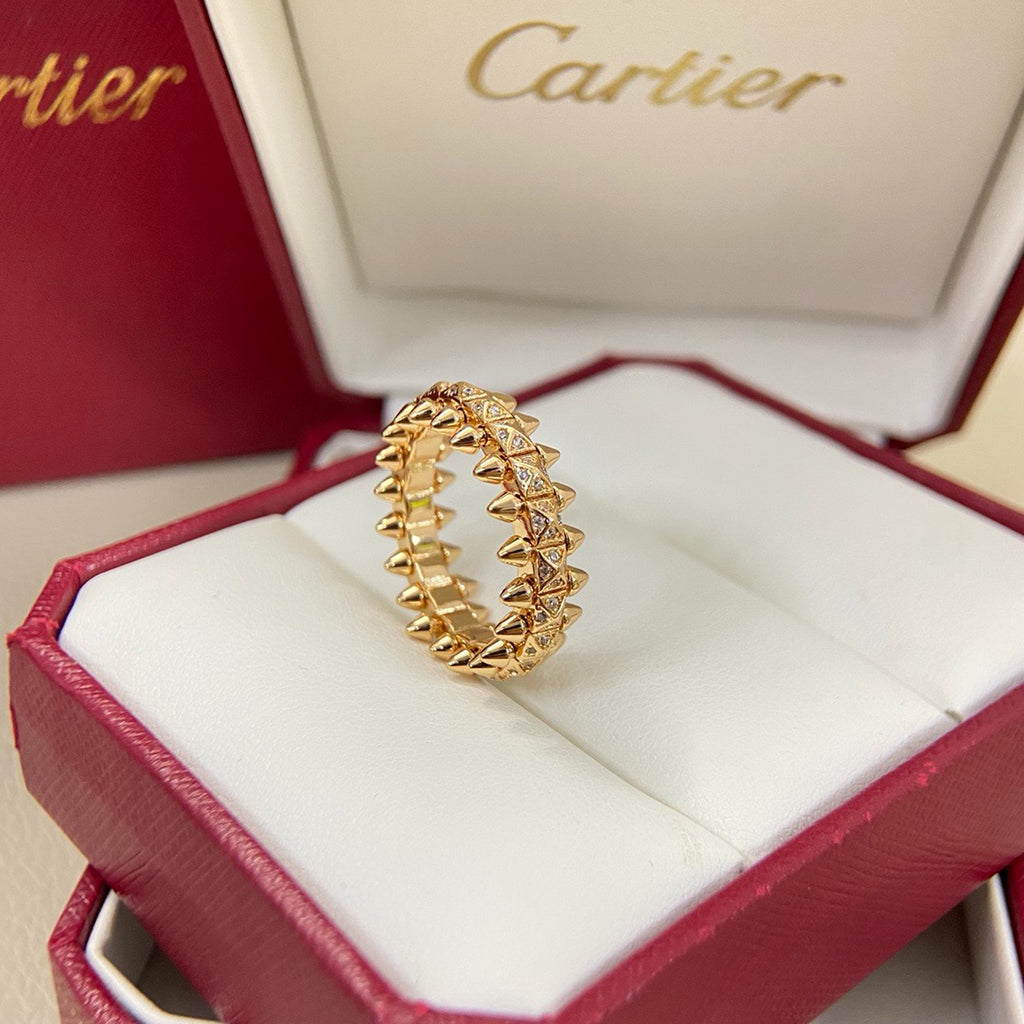 [Raffine]CLASH 6.4MM SMALL FULL DIAMOND RING