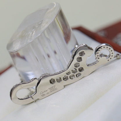 [Raffine]PANTHERE PAVED DIAMOND NECKLACE