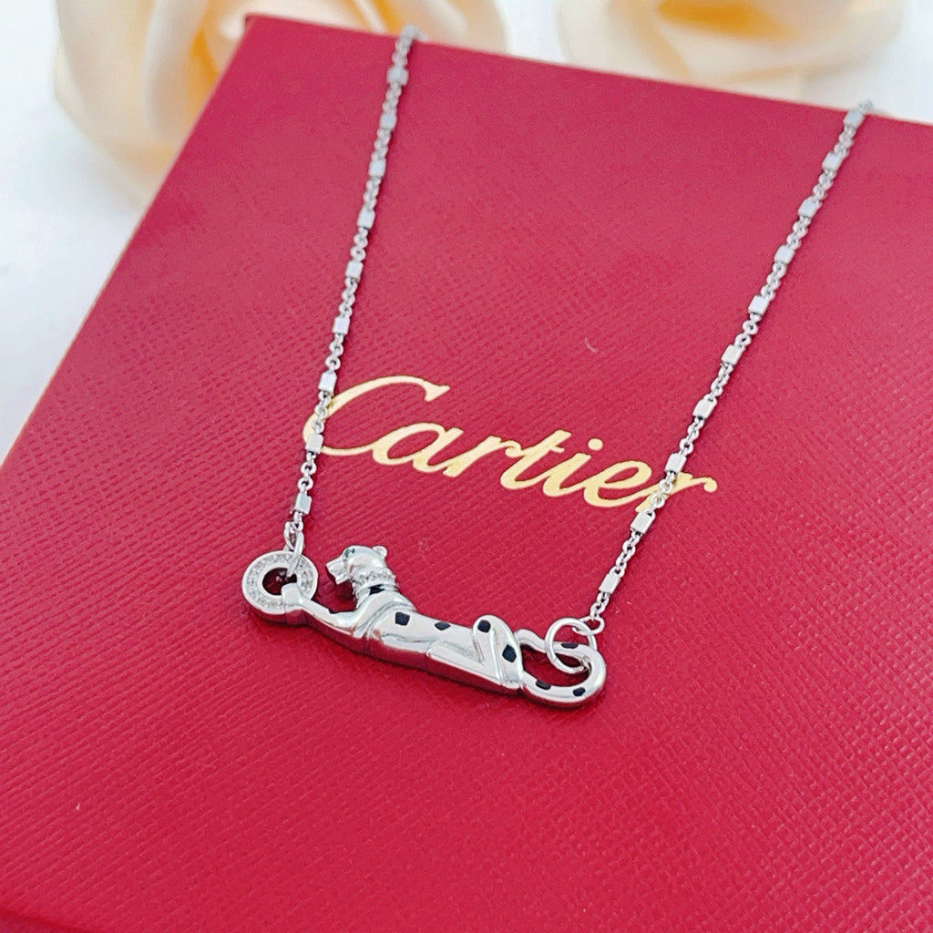 [Raffine]PANTHERE FULL DIAMOND NECKLACE