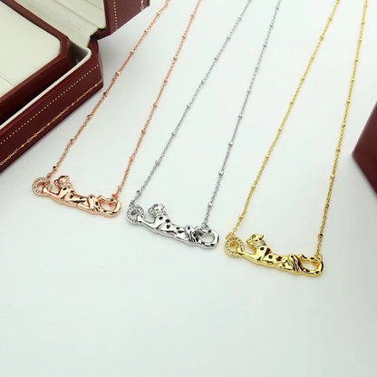 [Raffine]PANTHERE FULL DIAMOND NECKLACE