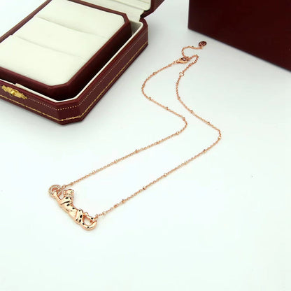 [Raffine]PANTHERE FULL DIAMOND NECKLACE