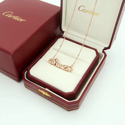 [Raffine]PANTHERE FULL DIAMOND NECKLACE