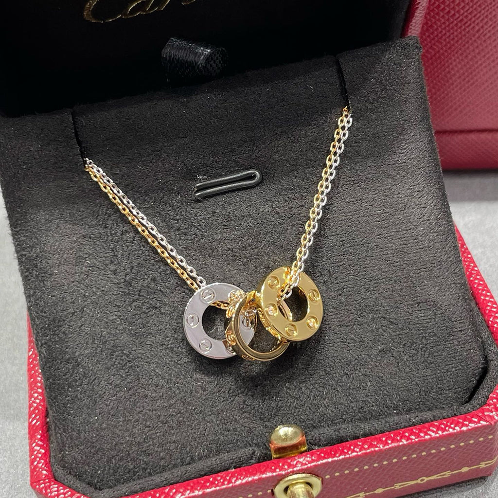 [Raffine]LOVE 6 DIAMOND PENDANT NECKLACE