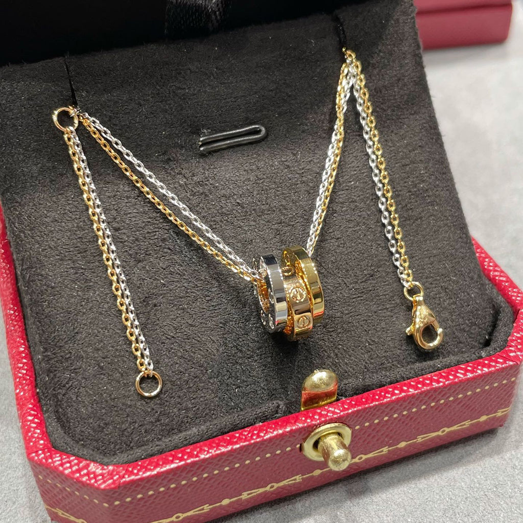 [Raffine]LOVE 6 DIAMOND PENDANT NECKLACE