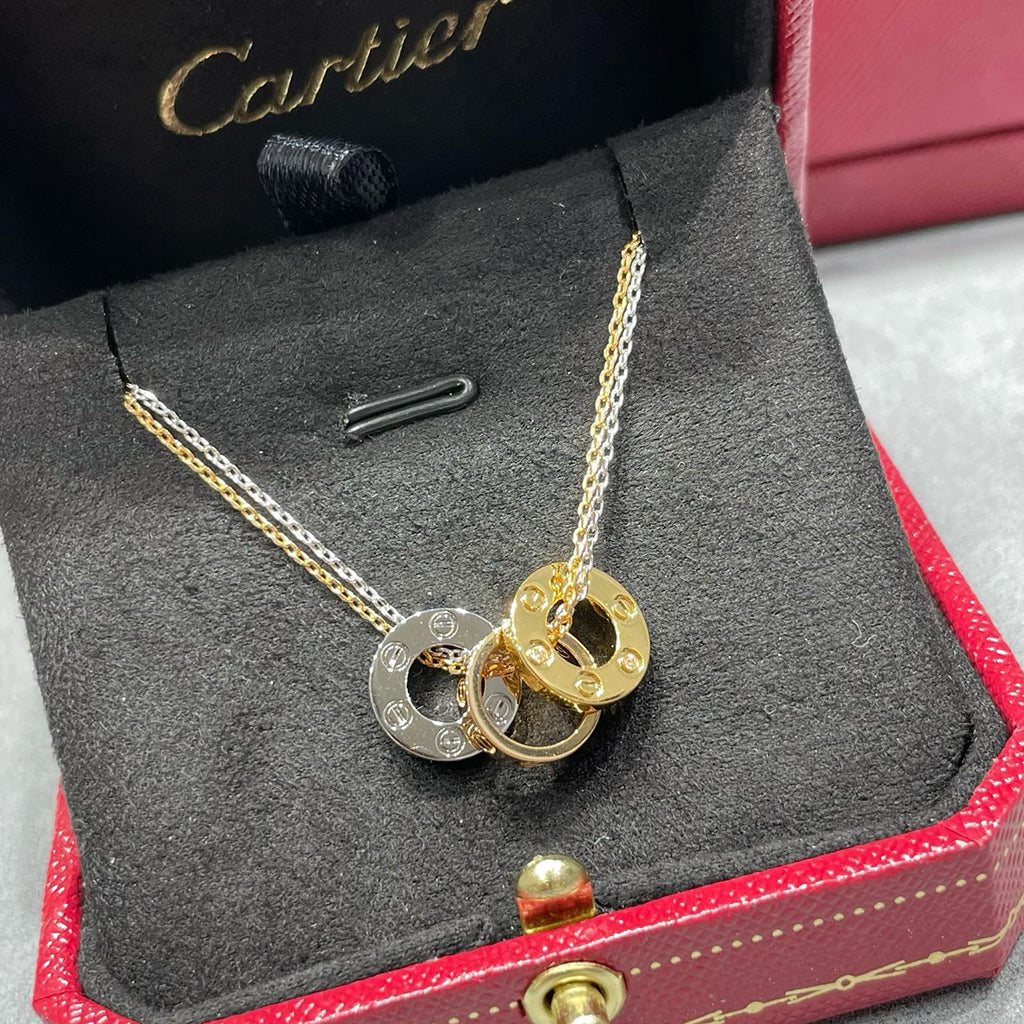 [Raffine]LOVE 6 DIAMOND PENDANT NECKLACE