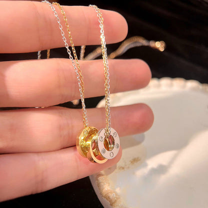 [Raffine]LOVE 6 DIAMOND PENDANT NECKLACE