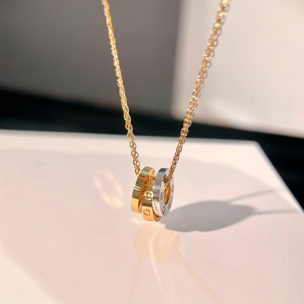 [Raffine]LOVE 6 DIAMOND PENDANT NECKLACE