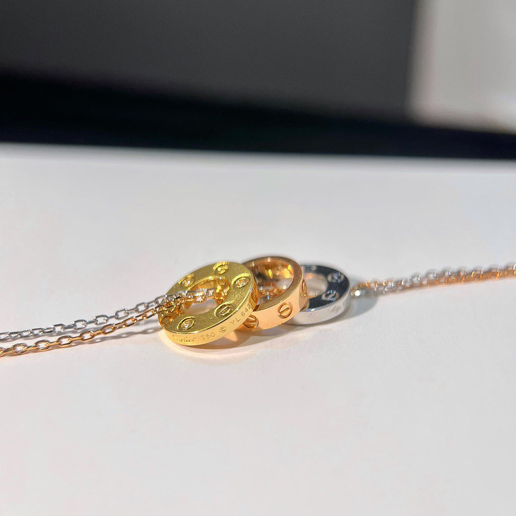 [Raffine]LOVE 6 DIAMOND PENDANT NECKLACE