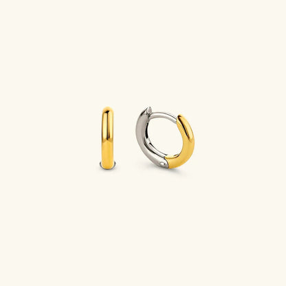 [Raffine]Ingrid Two Tone Hoop Earring