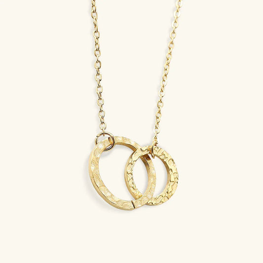 [Raffine]Isabelle Gold Hoop Necklace