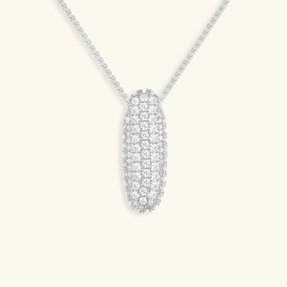 [Raffine]Bubble Initial Diamond Necklace