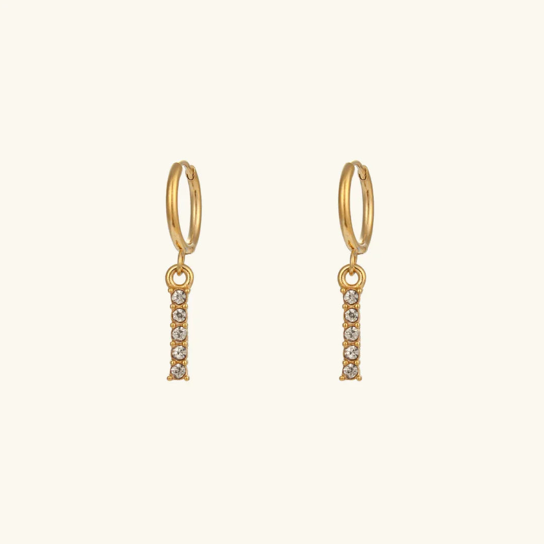 [Raffine]Wilhemina Initial Letter Earrings