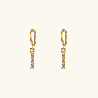 [Raffine]Wilhemina Initial Letter Earrings