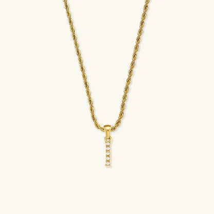 [Raffine]Elodie Initial Letter Pearl Necklace