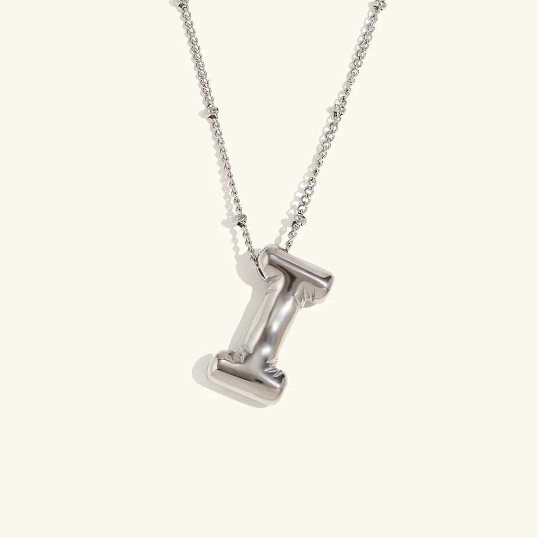 [Raffine]Balloon Gold Initial Necklace