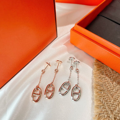 [Raffine]CHAINE TASSEL EARRINGS