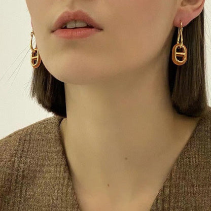 [Raffine]HM O'MAILLON GOLD EARRINGS