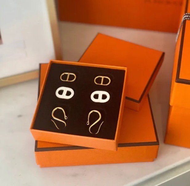 [Raffine]HM O'MAILLON GOLD EARRINGS