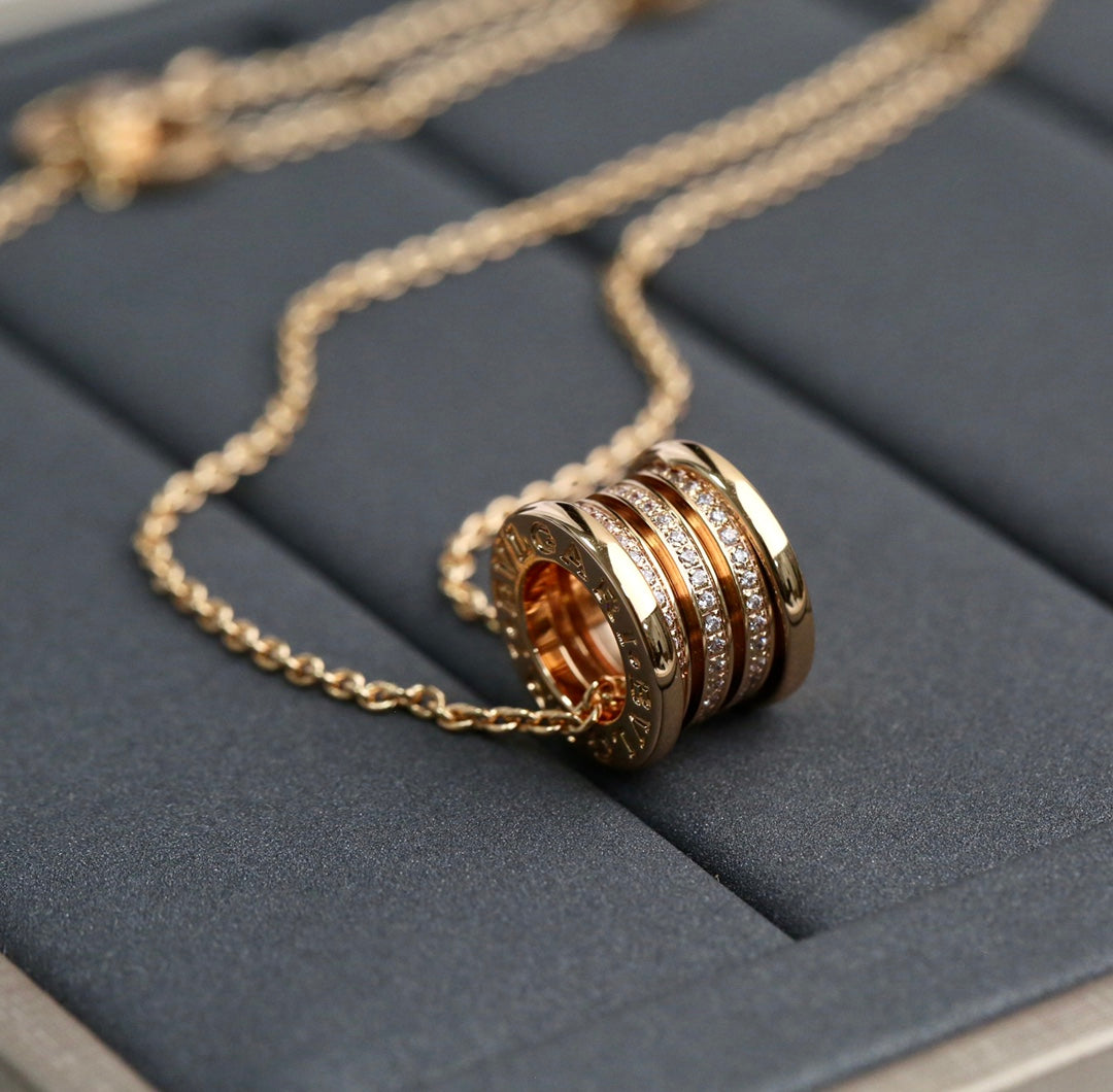 [Raffine]ZERO 1 PINK GOLD DIAMOND NECKLACE