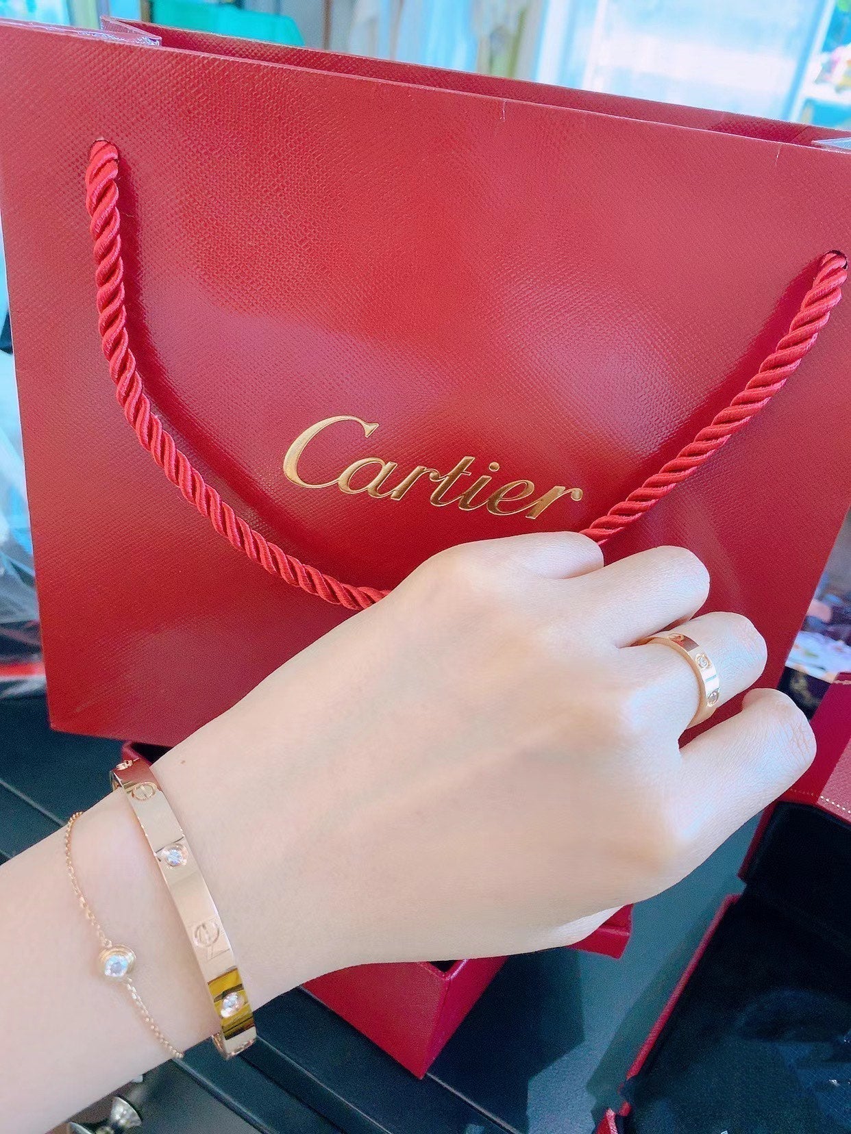 [Raffine]DAMOUR DIAMOND LINK BRACELET